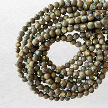 Mata2 Abalone (Paua NZ) Shell Inlay to Gray Wood