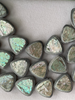 Abalone Shell Inlay to Horn Triangle