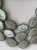 Abalone Shell Inlay to Horn Football