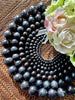Wood Round Beads Black