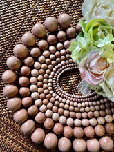 Wood Round Beads Rosewood