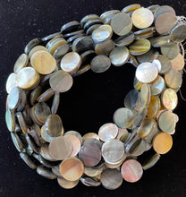 MOP (Mother Of Pearl) White Round  Disc