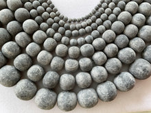 Horn Round Beads Matte/Brush