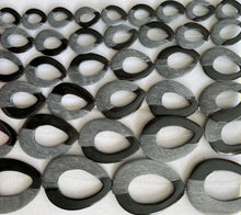 Horn Teardrop 2 Tone (1/2 Polished 1/2 Brush) Donut