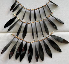 Horn Twisted Leaves Polished