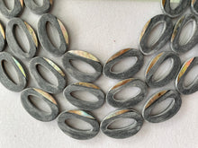 Brown Lip Shell Inlay to Horn Oval Donut