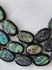 Abalone Shell (Paua NZ) Inlay to Resin Oval