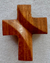 Wooden Cross Hand Carved Bayong