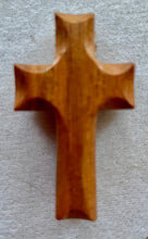 Wooden Cross Hand Carved Bayong
