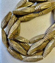 Wood Twist 4 Sided Tube Graywood (Hand Carved Natural)