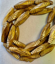 Wood Twist 4 Sided Tube Robles Natural Wood (Hand Carved)