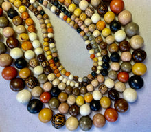 Wood Round Beads Multi Color