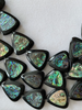 Abalone Shell (Paua NZ) Inlay to Resin Triangle
